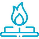 blue gas-stove icon