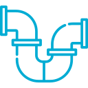 blue pipe icon